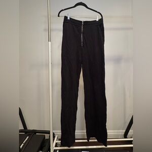 Cotton Citizen Wide-Leg Zipper Trousers Sweat Pants